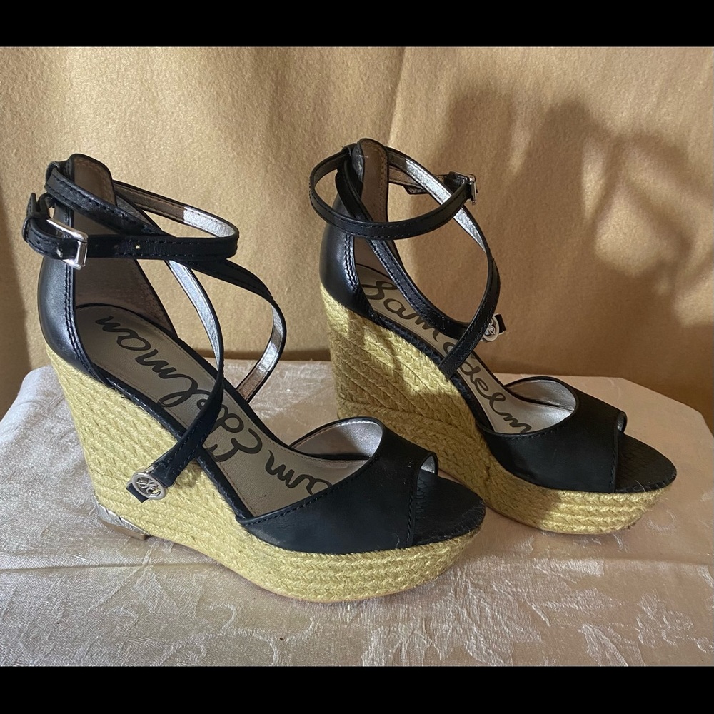 Sam Edelman “Turner” black wedge